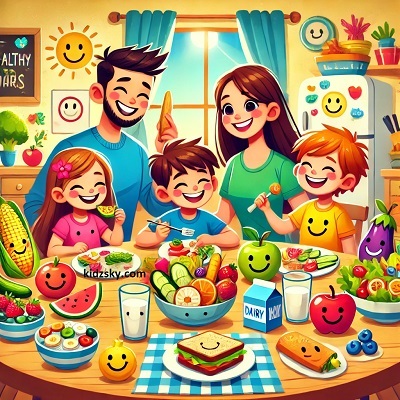 Develop Good Eating Habits in Kids